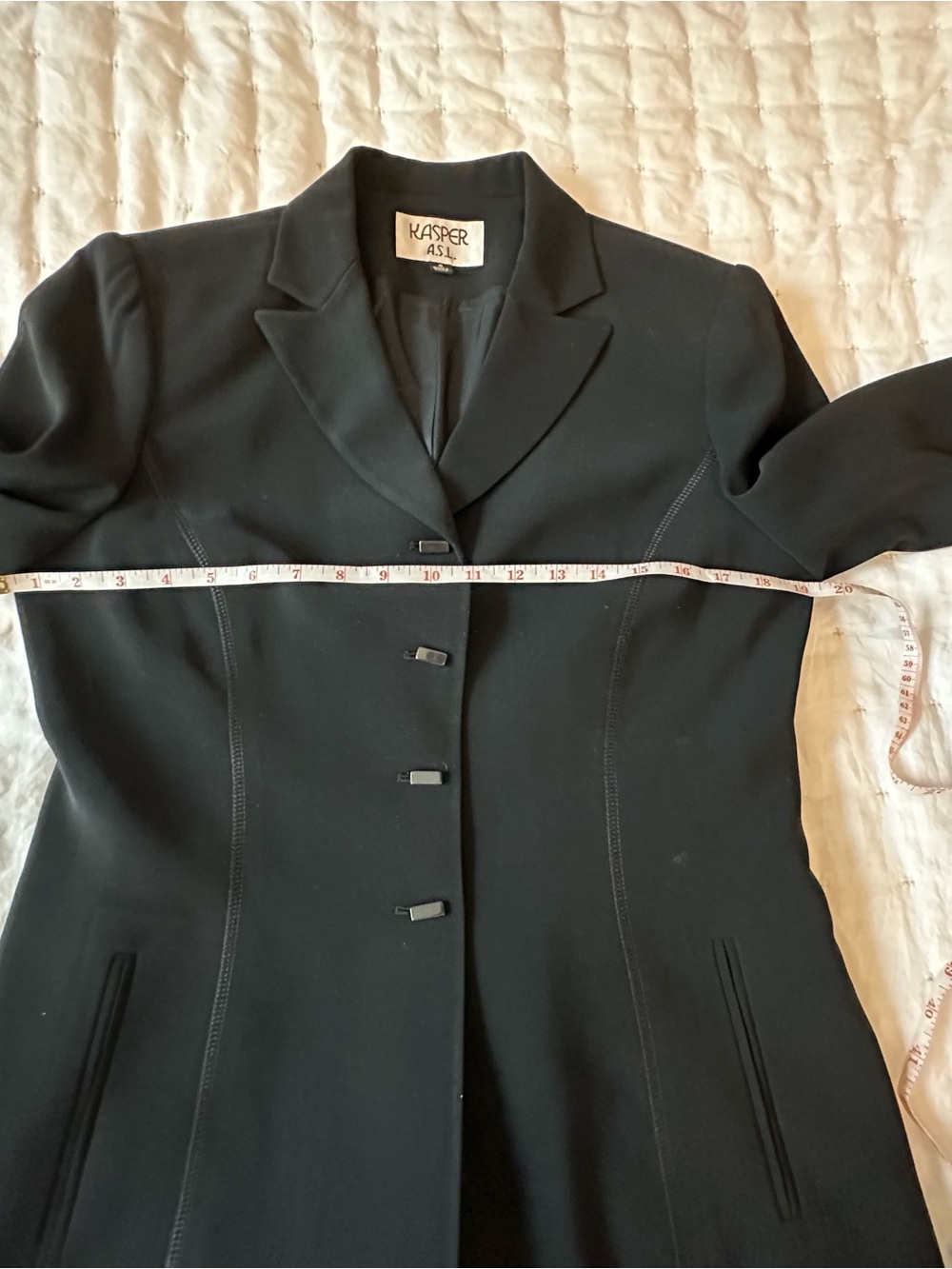 Kasper Black Women's Blazer-Style Suit Jacket